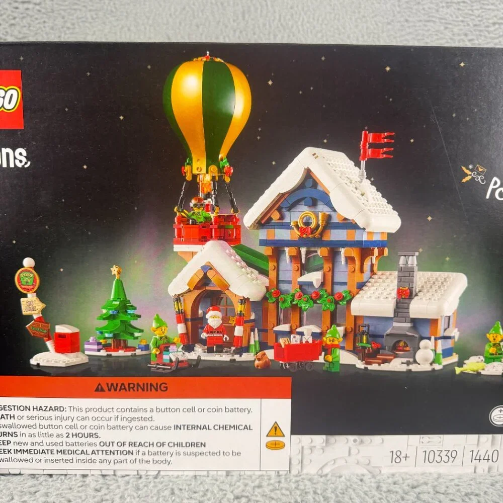 LEGO 10339 Santa's Post Office Christmas Toy Building Set Holiday Gift Collector